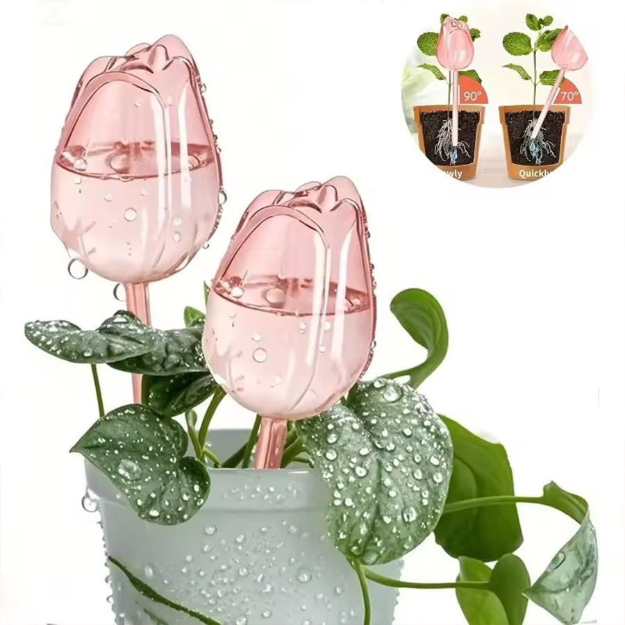 Gardening Tools And Equipment - Şeffaf Kalın PET Lale Şeklinde Kendiliğinden